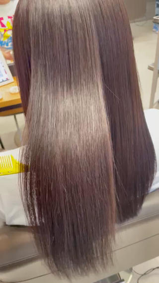 ロング 髪質改善/縮毛矯正/ 酸性ストレート/まやのヘアスタイル