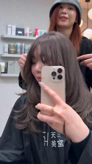 ロング カラー 当日予約/天神美容室 HACKのヘアスタイル