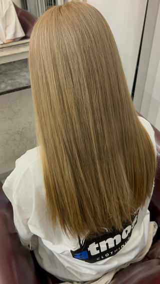 ツーブリーチ ミルクティーベージュ