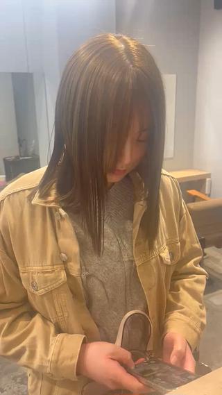 ブリーチ無しのw colorでオリーブベージュ 
