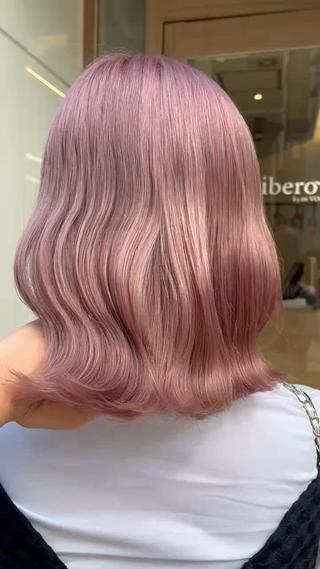 ミディアム libero/柏 HARUNA🎀のヘアスタイル