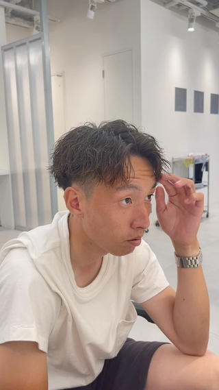 短めでツイストスパイラルパーマ
この夏オーダー殺到中です！ 