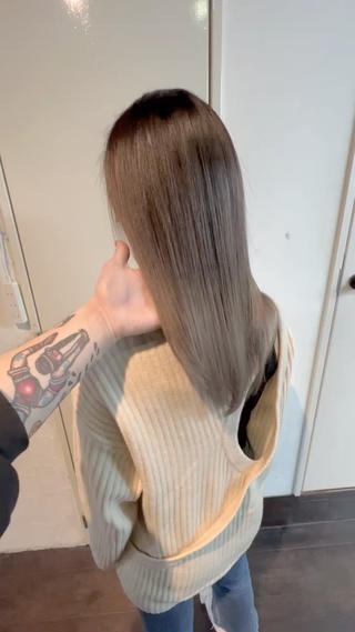 ロング カラー ✨韓国/外国人風✨ 江原巧のヘアスタイル