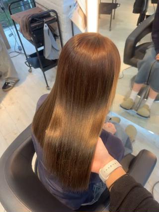 カラー miyu/ボブ/ 透明感カラー/栄のヘアスタイル