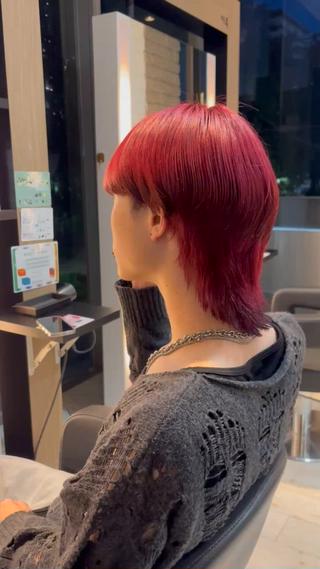 カラー miyu/ボブ/ 透明感カラー/栄のヘアスタイル