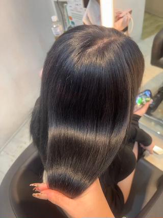 カラー miyu/ボブ/ 透明感カラー/栄のヘアスタイル