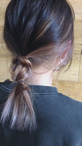 セミロング カラー 吉川　ミチオ 【SHIKIO】のヘアスタイル