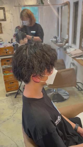 パーマ メンズ 船橋駅南口徒歩5分 キチ/RITSUのヘアスタイル