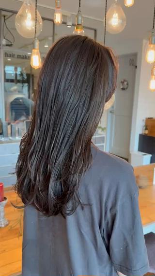 ロング ヘアアレンジ 飯島 美海のヘアスタイル