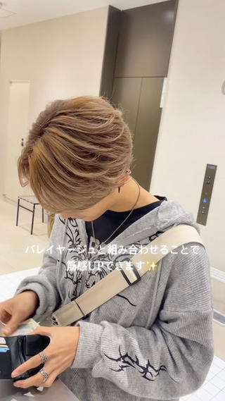 ショート 💎ブリーチ/パーマ /新宿/モリオのヘアスタイル