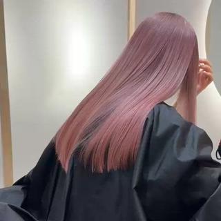 カラー ブリーチカラー×艶髪 /RINのヘアスタイル