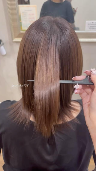 ショート カラー 竹原 沙希のヘアスタイル