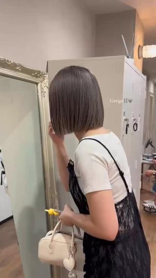 ショート カラー 竹原 沙希のヘアスタイル