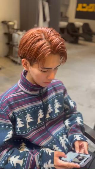 ショート カラー メンズ HANGOUT ／久富のヘアスタイル