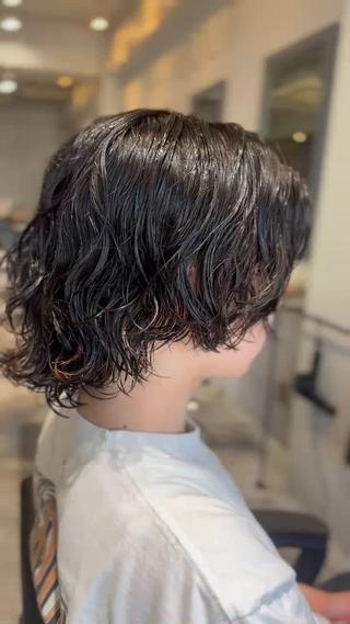 ロング メンズ HANGOUT ／久富のヘアスタイル