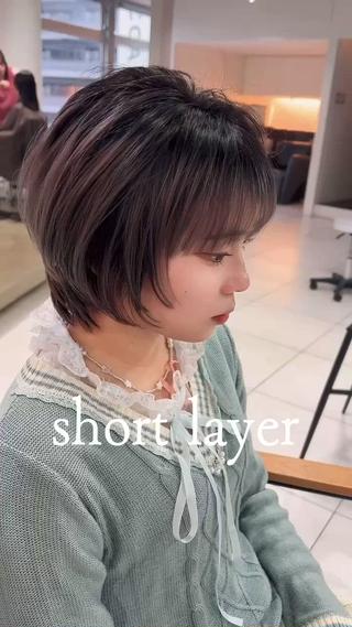 ショート 野中 洋介のヘアスタイル