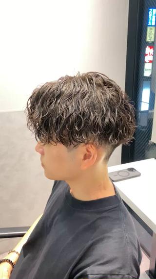 パーマ メンズ 渋谷/メンズパーマ 大岡拓海のヘアスタイル