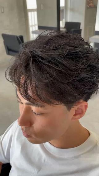 パーマ ✂️メンズサロン✂️ SHINE✨浅野士稀のヘアスタイル