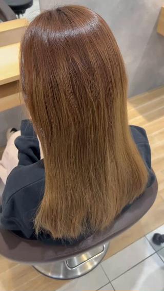 バレイヤージュ履歴からワンカラー!