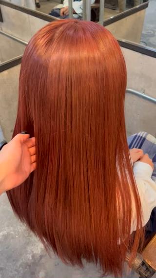 セミロング ハイトーン/顔まわり レイヤー/YUKAのヘアスタイル