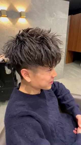 メンズ arika オケシ リョウダイのヘアスタイル