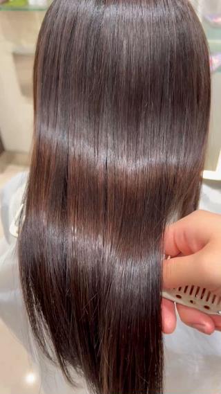 ロング パーマ ✨髪質改善矯正× ブリーチ✨YU-KIのヘアスタイル