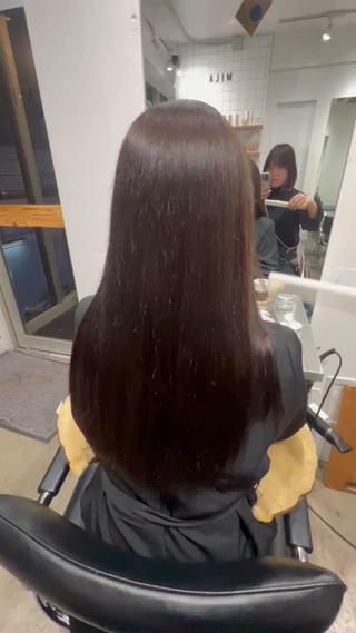 ロング パーマ ✨髪質改善矯正× ブリーチ✨YU-KIのヘアスタイル