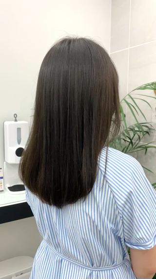 ミディアム カラー 本格ヘッドスパ🌿 ×ヘア 佐藤のヘアスタイル