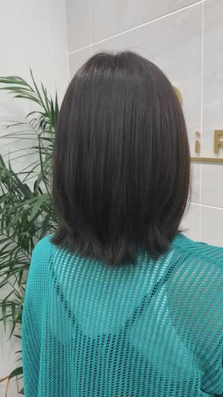 ミディアム カラー 本格ヘッドスパ🌿 ×ヘア 佐藤のヘアスタイル