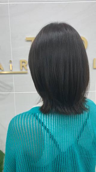 ミディアム カラー 本格ヘッドスパ🌿 ×ヘア 佐藤のヘアスタイル