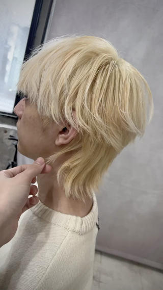 ミディアム メンズ RACCOON.TOKYO 渋谷店所属・メンズカット特化🐺 ウルフ[店長]置塩祥のヘアスタイル