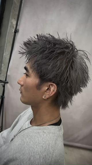 ショート メンズ RACCOON.TOKYO 渋谷店所属・メンズカット特化🐺 ウルフ[店長]置塩祥のヘアスタイル