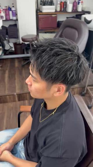 メンズ 透明感カラー艶カラー 暖色カラーshionのヘアスタイル