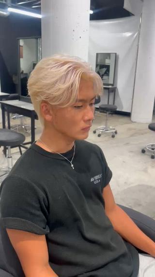 ショート カラー メンズ PIA hair design所属・湖城 恵吾のヘアスタイル