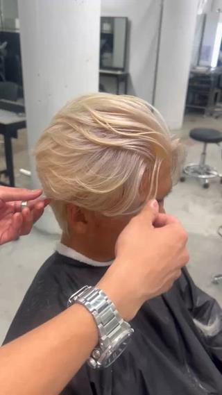 ショート カラー メンズ PIA hair design所属・湖城 恵吾のヘアスタイル