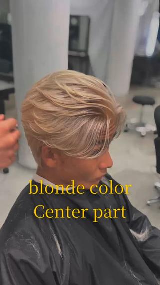 ショート カラー メンズ PIA hair design所属・湖城 恵吾のヘアスタイル