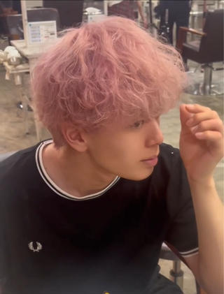 ミディアム カラー メンズ PIA hair design所属・湖城 恵吾のヘアスタイル