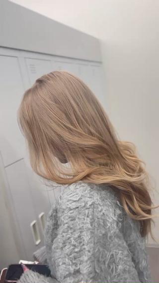 ロング ハイトーン/ ブリーチ🤩店長レンのヘアスタイル
