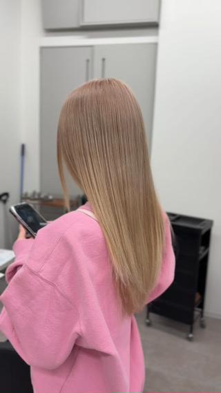 ロング 似合わせカラー/ ブリーチ🤩店長レンのヘアスタイル