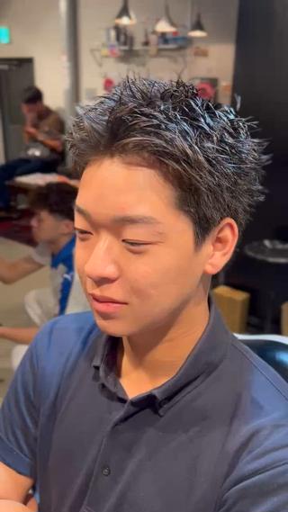 ショート 新宿無料メンズカット 松橋 風弥のヘアスタイル