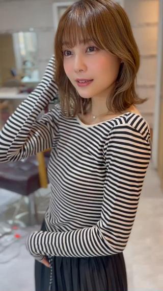 ミディアム 似合わせヘア/ボブ/ ミディアム/Takaのヘアスタイル