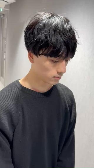 ショート パーマ メンズ 【メンズ特化】 池田大成✂︎のヘアスタイル