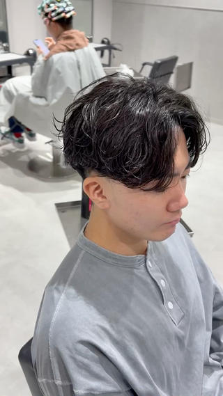 ショート パーマ メンズ 【メンズ特化】 池田大成✂︎のヘアスタイル