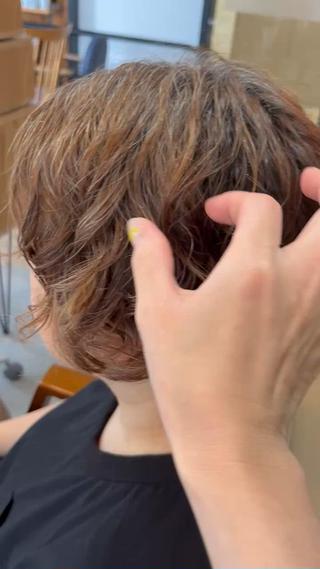 ショート JUNO所属・阪神西宮★JUNO 川﨑温子のヘアスタイル