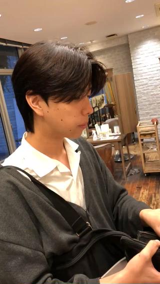 パーマ メンズ 韓国メンズヘア シンユウのヘアスタイル