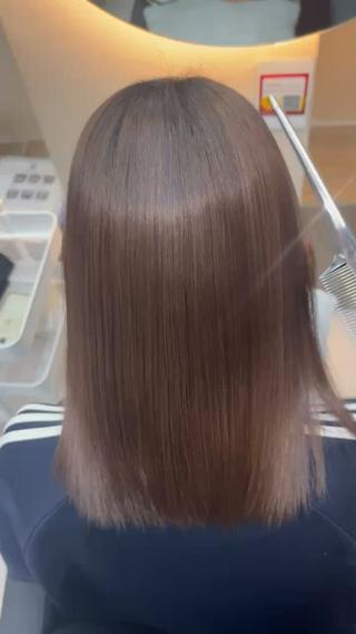 ミディアム カラー パーマ 【髪質改善特化】 tamのヘアスタイル