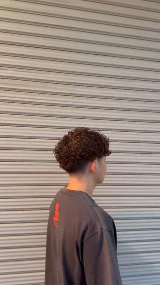 パーマ メンズ メンズ特化/ エンドウ　ソラのヘアスタイル