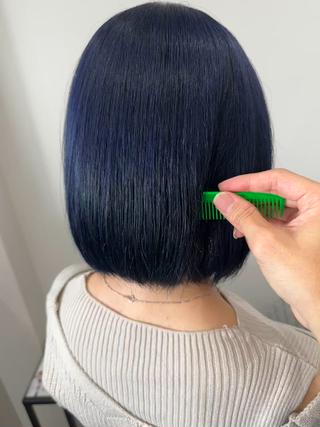 ショート カラー 透明感/ブリーチ縮毛 /髪質改善/星野純一のヘアスタイル