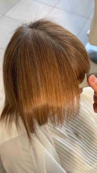 乾かしただけでこのツヤ感

黒木式だから叶えられるツヤ感です 