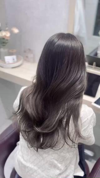 ロング カラー suzuka/透明感 カラー 美髪縮毛矯正のヘアスタイル